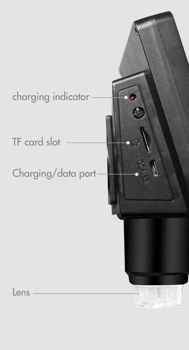 Microscop wifi ecran LCD inregistrare