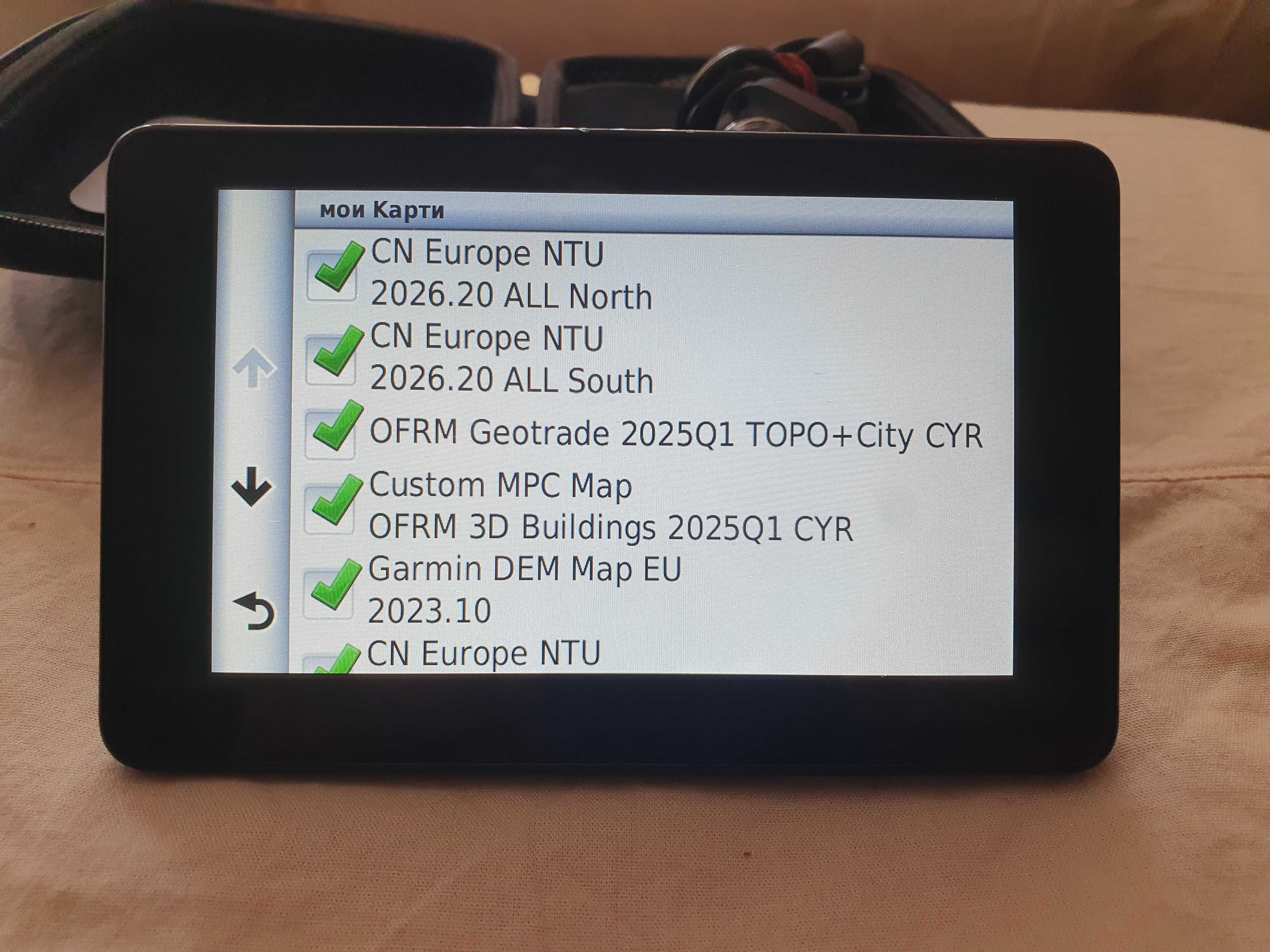 Навигация Гармин, GARMIN nuvi 3590 LMТ, + карта OFRM Geotrade 2025Q2