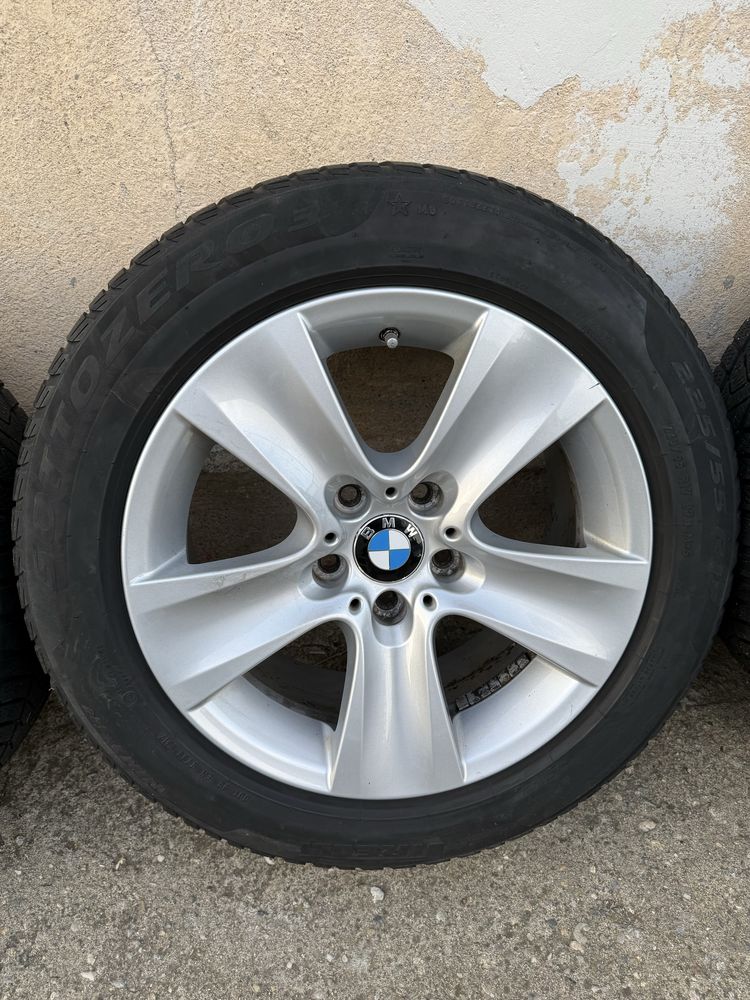Jante Bmw seria 5 F10/F11 cu cauc pirelli 225/55/R17 iarna dot2017 4-5