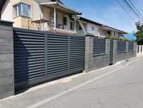 Construim garduri din panou jaluzele, sipca metalica, BCA tabla plasa