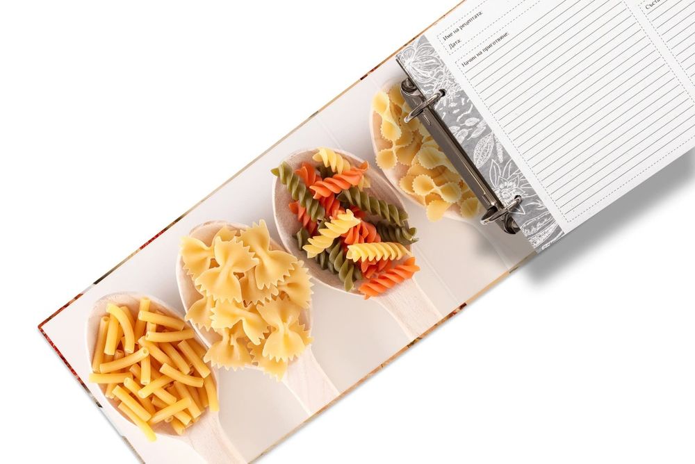 Персонализиран рецептурник, книга за рецепти с име / заглавие по избор