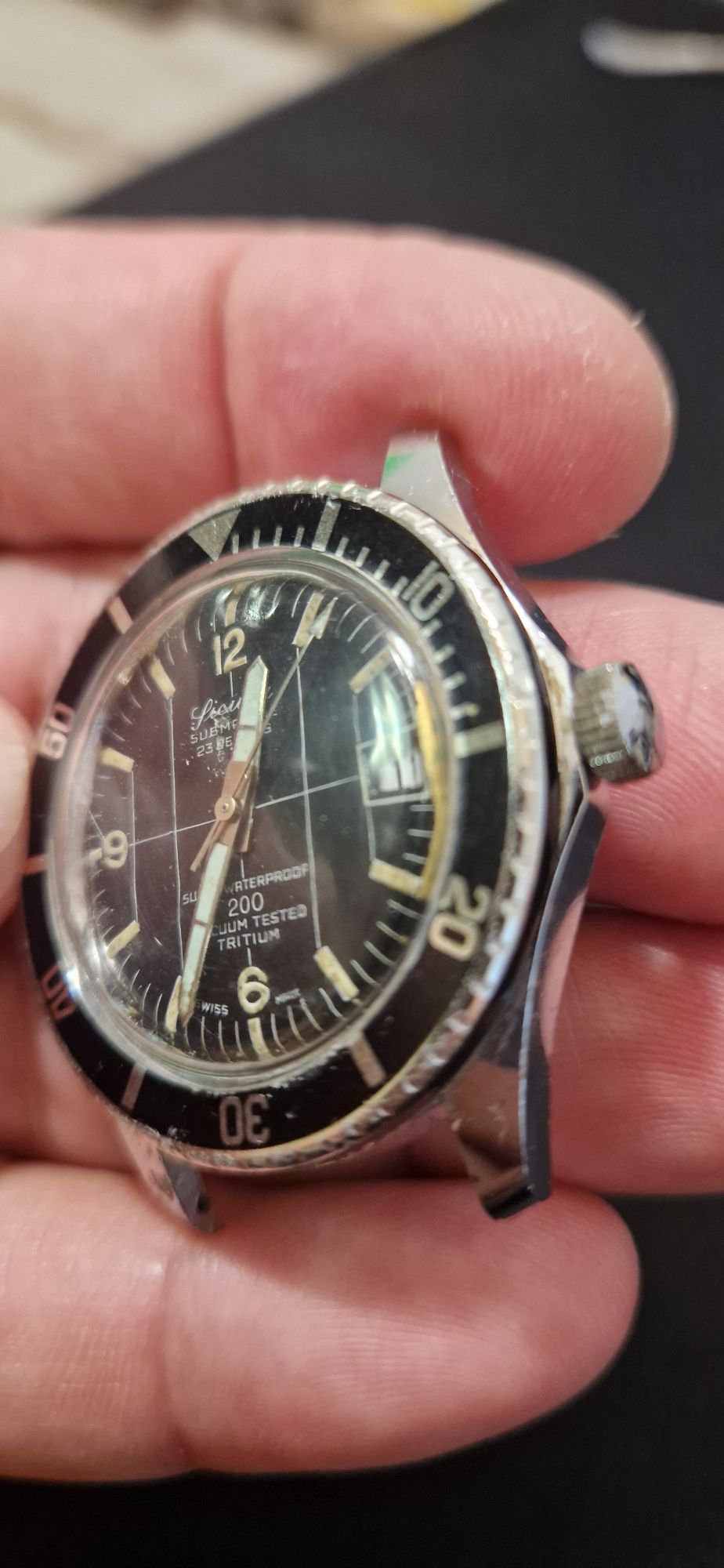 Ceas Sicura submarine 23 jewels