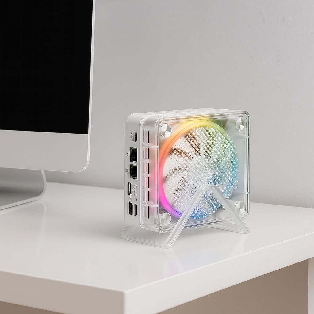 Мини-ПК! Срочно! Mini PC Ryzen 5 6600H/660M/DDR5-16Gb/SSD-512Gb