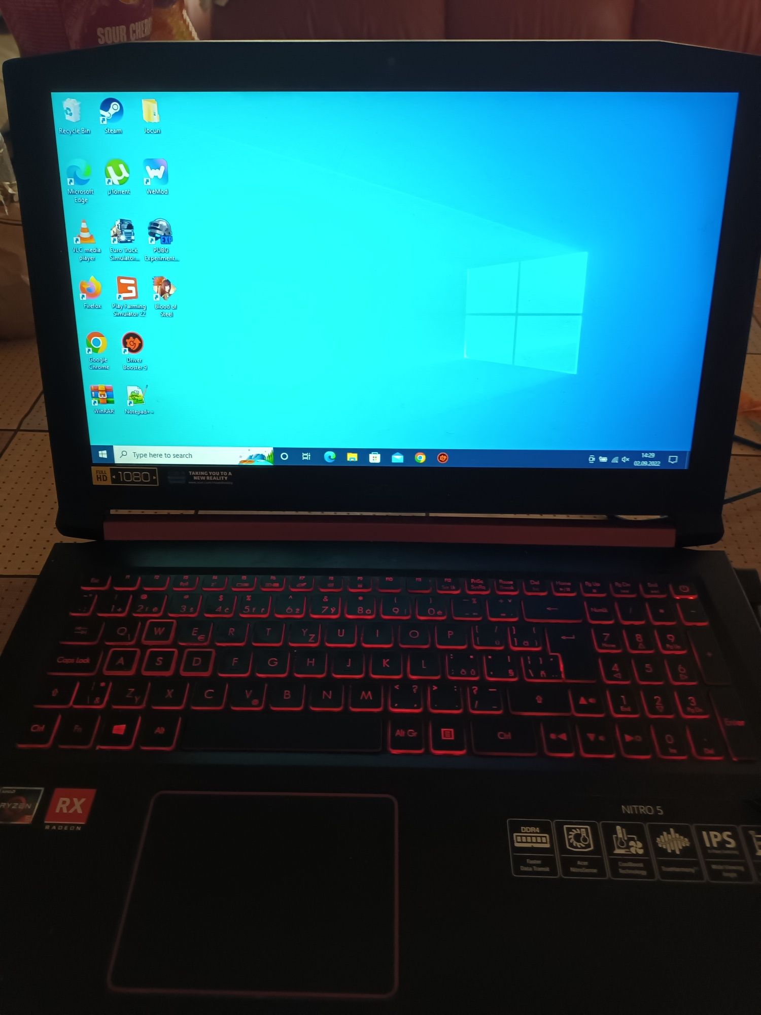 Laptop gaming acer nitro 5