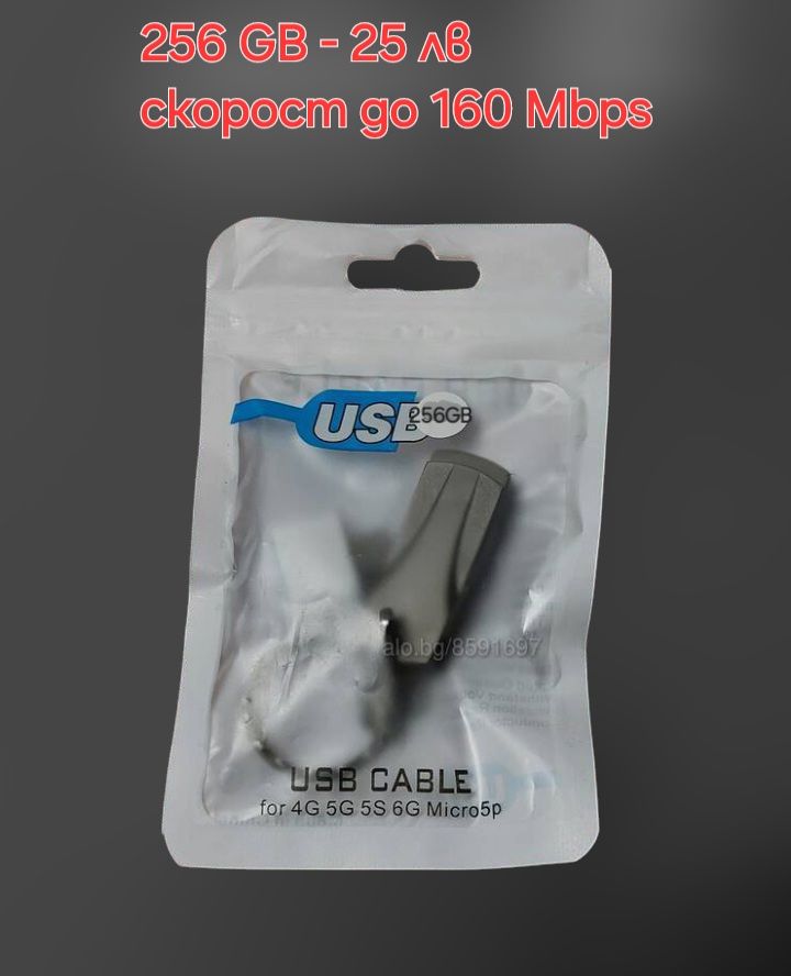 USB Flash Drive for PC 256 GB капацитет