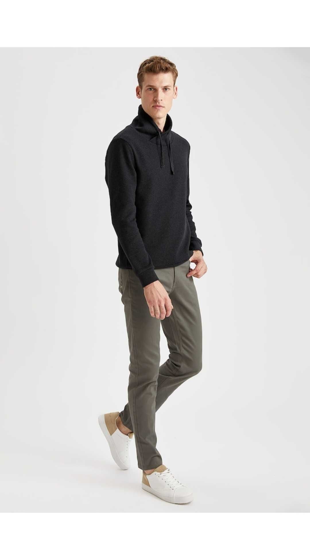 Pantaloni slim fit Defacto kaki [34/30] [34/32]