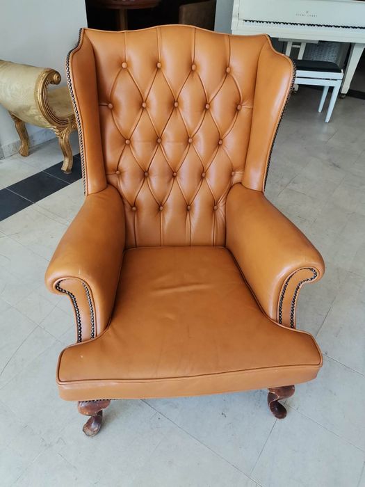 Кожено кресло. Естествена кожа