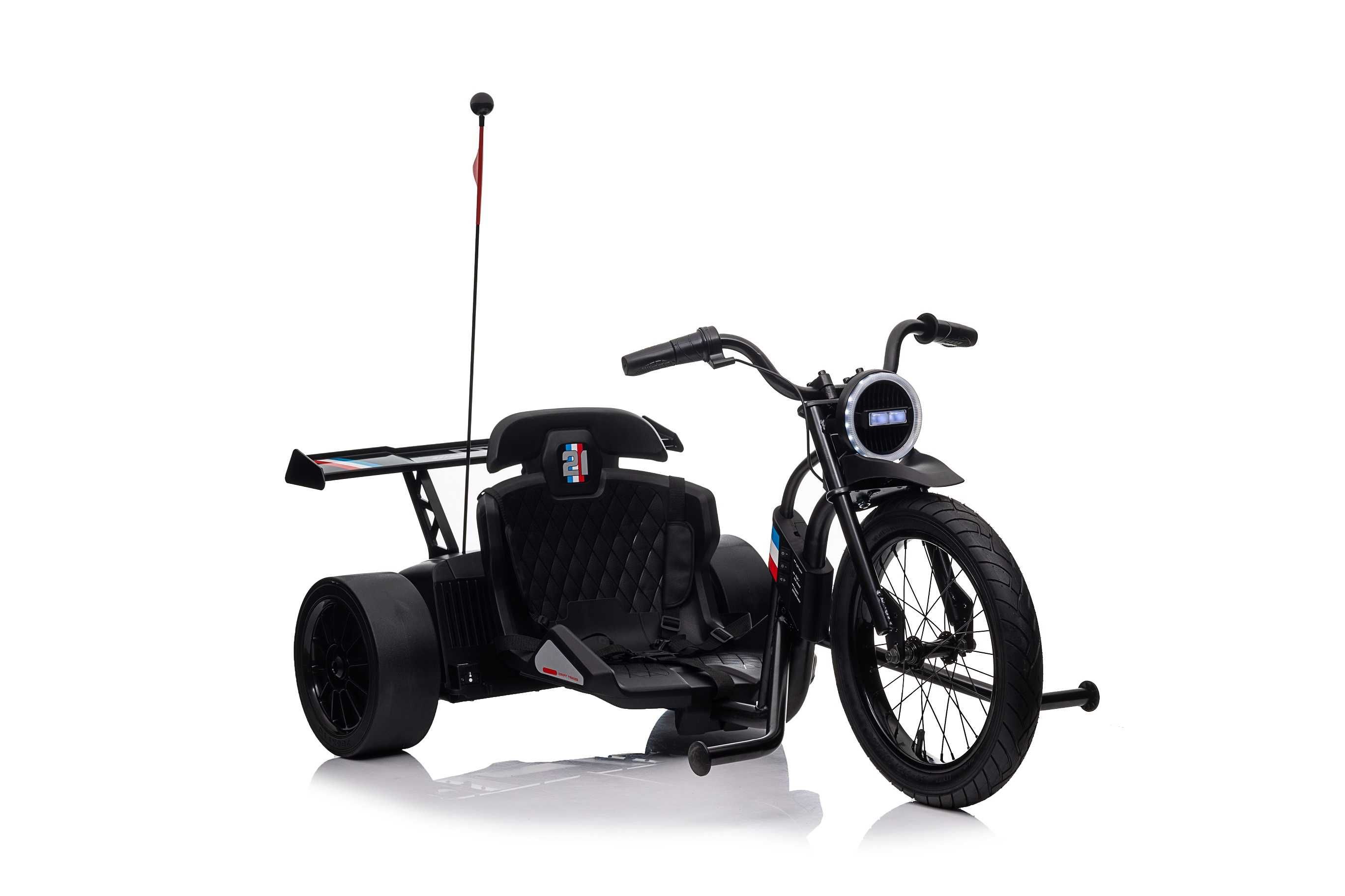 Motocicleta electrica Kinderauto BJSX2338  2x 250W, 24V 10Ah #black