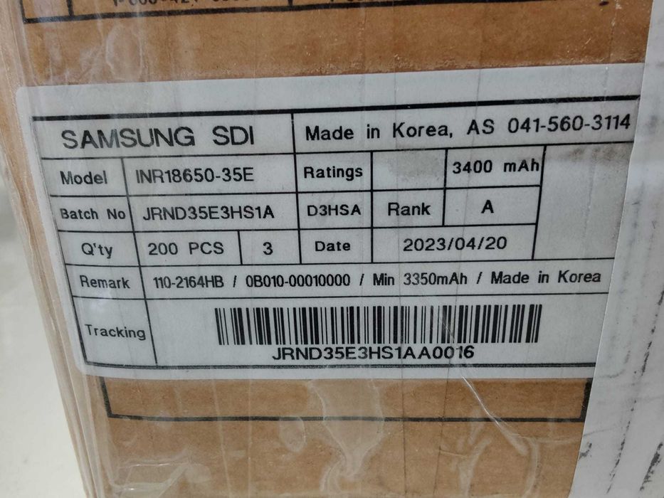 Celule Samsung INR18650-35E 3400mAh - 8A NOI productie 2023