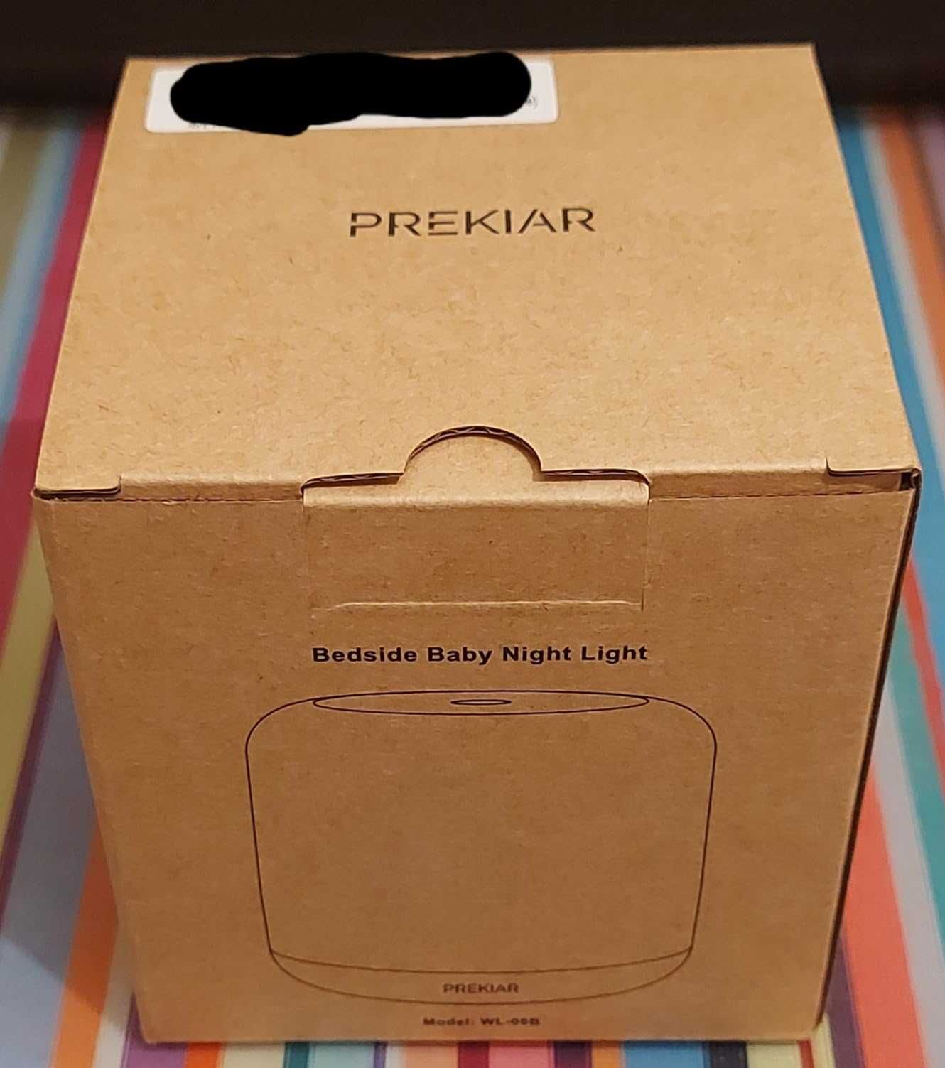 Нощна лампа за бебета PREKIAR, 4W 2000mAh LED, с RGB промяна на цвета