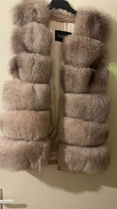 Vand vesta de blana naturala vulpe