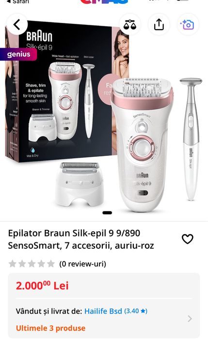 Epilator Braun Silk Epil 9