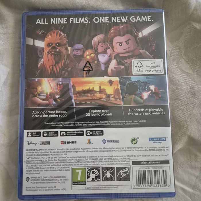 2 бр. неразопаковани игри за Playstation 5