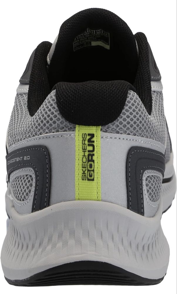 Skechers Men's Go Run Consistent 2.0 Silver Wolf Sneaker