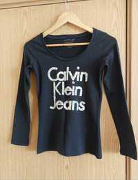 Оригинална черна блуза Calvin Klein Jeans