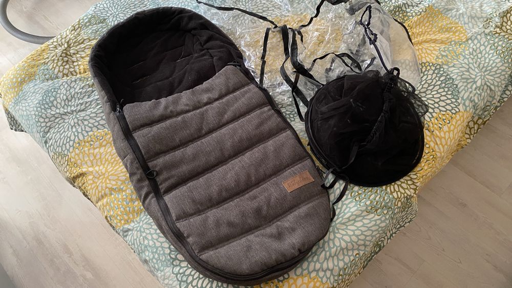 Кош за новородени, шаси и летен кош Mutsy Evo Industrial Charcoal