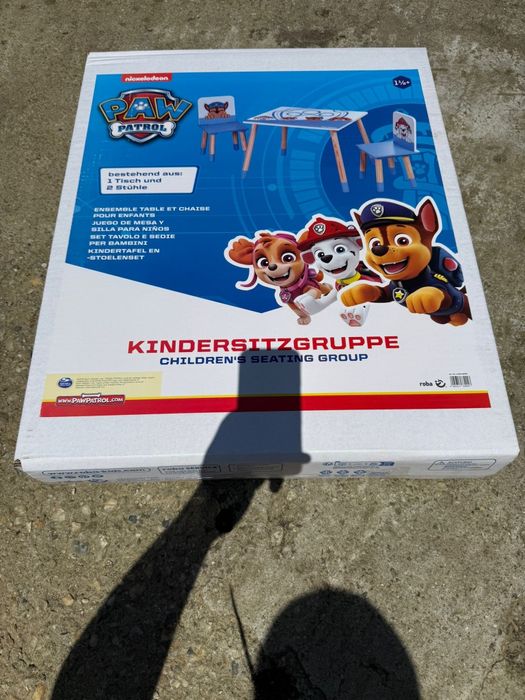 Set masuta si 2 scaunele Paw Patrol Sigilate