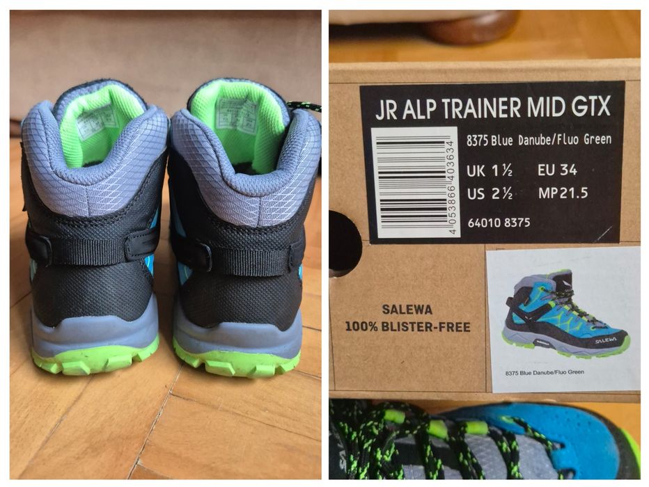Salewa Jr Alp Trainer Mid Gtx 34