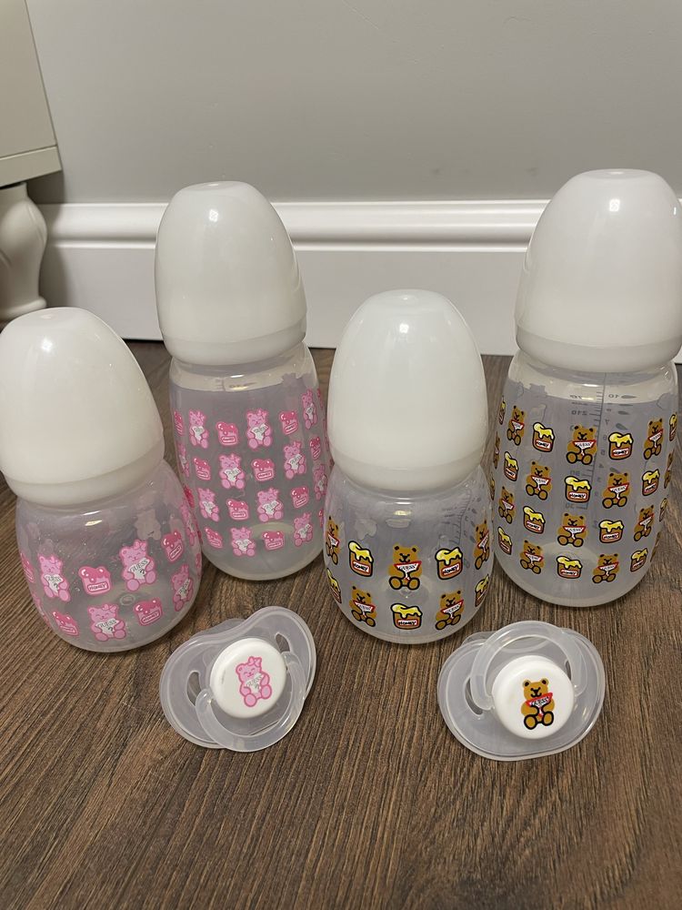 Бебешки шишета Philips Avent anti colic,Nuk,Dr Brow,Guess