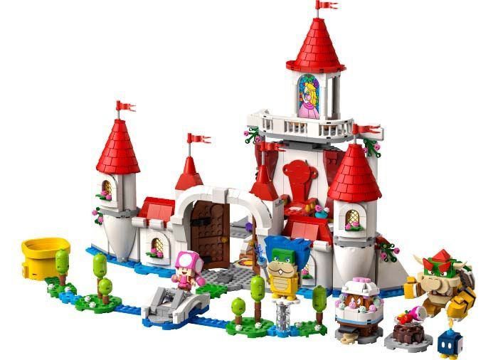 LEGO Super Mario:  Castelul lui Peach 71408, 8 ani+, 1216 piese