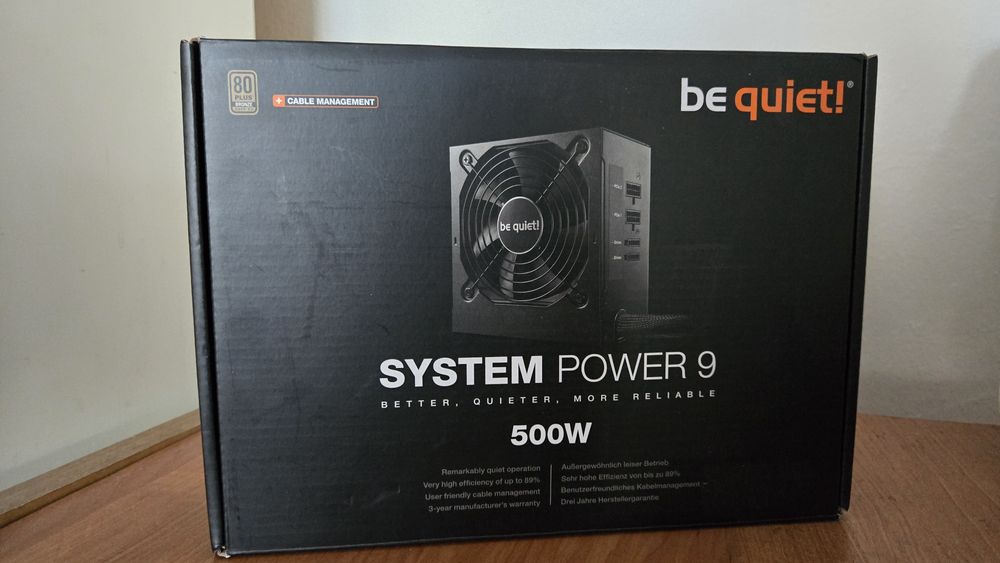 Блок питания be quiet 500w