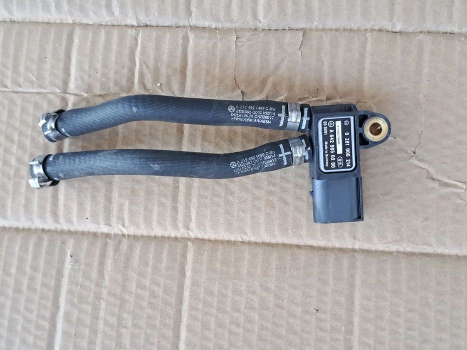 Senzor presiune filtru particule gaze evacuare Furtun stanga dreapta gaze esapament Originale Mercedes E-class W212 S-class W222 ML W166 BlueTec