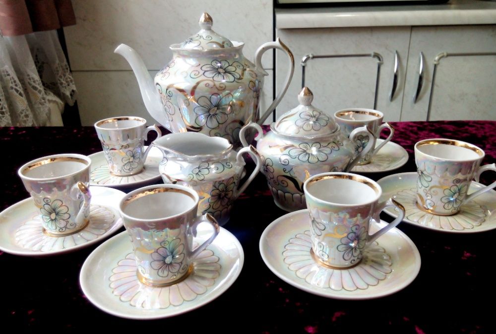 Шикарный сервиз КОФЕЙНЫЙ (СССР). Отличный подарок!