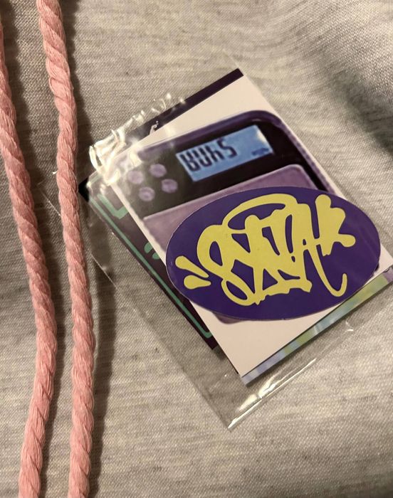 Syna World Logo Trening Set complet de hanorac si pantaloni gri cu ro