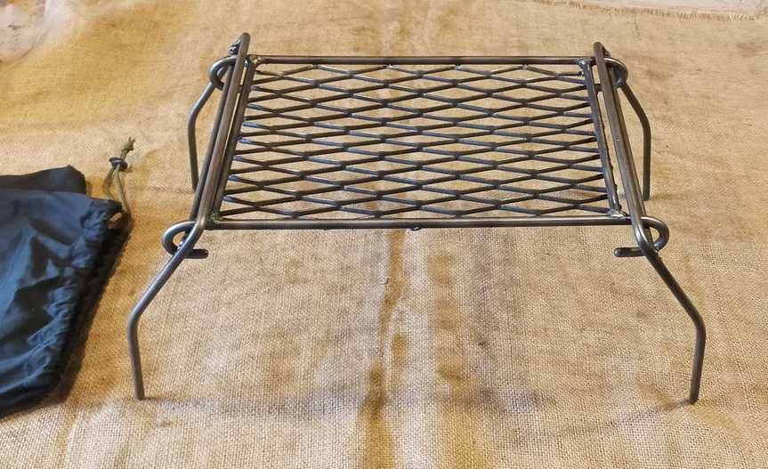 Gratar pliabil camping, bushcraft, 30x20cm