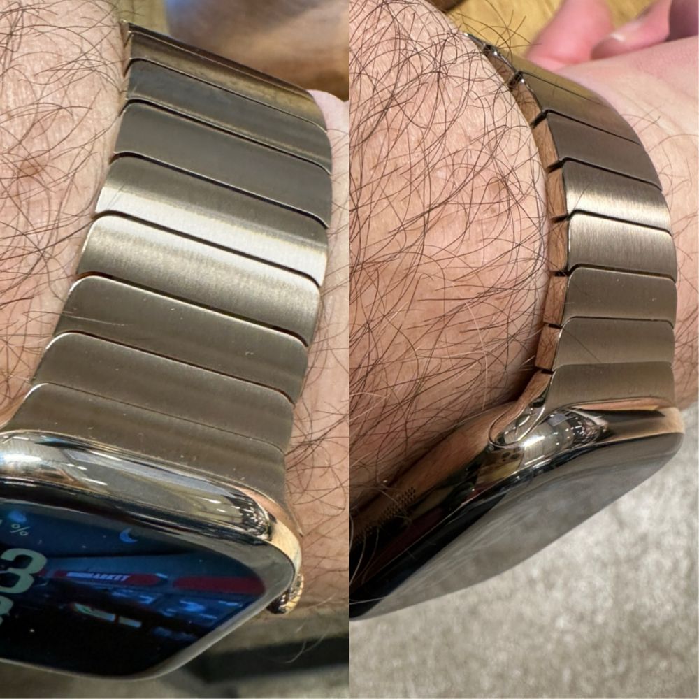 BRATARA Curea Garmin”Apple.BRACELET LINK Gold Gri Black Nou