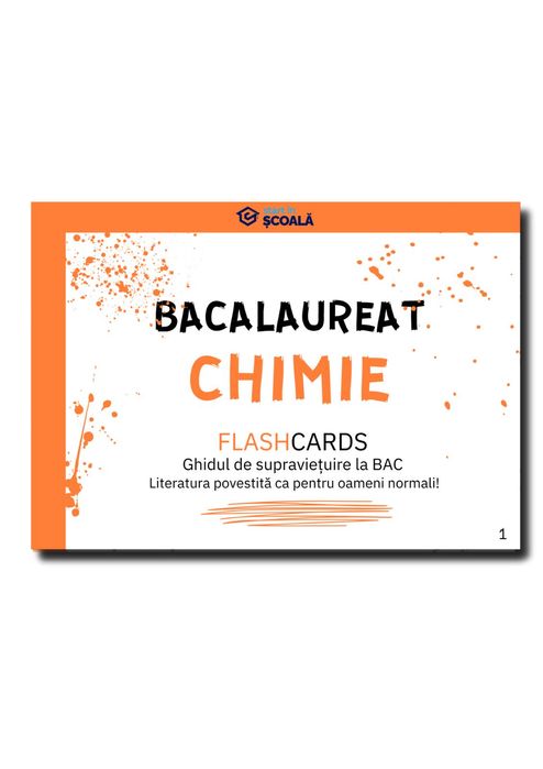 Culegere BAC Chimie – Flashcard Start in Scoala