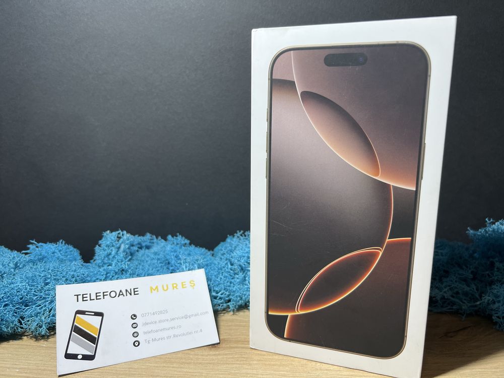 Iphone 16 Pro Max Sigilat 256Gb Desert 24 luni garantie Telefoane Mure