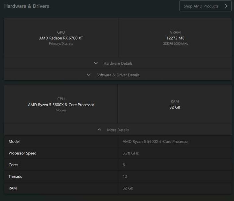 Геймърски компютър - R5 5600X, RX 6700 XT, 32 GB RAM, 1 TB SSD