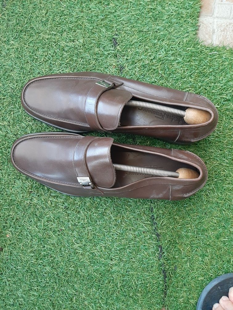 Оригинални мъжки обувки Salvatore Ferragamo номер 46, перфектни