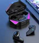 Гейминг Bluetooth  безжични слушалки с дигитален дисплей