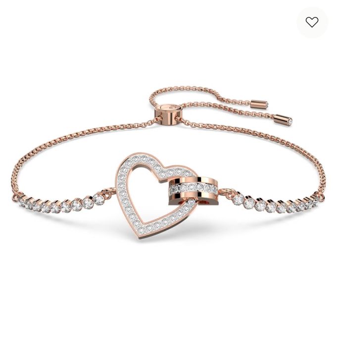 Нова, оригинална гривна Swarovski rose gold