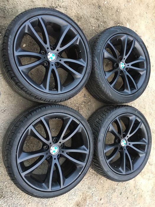 Vand set jante 19 bmw  f10 f11 f06 f12 f13  in doua latimi.