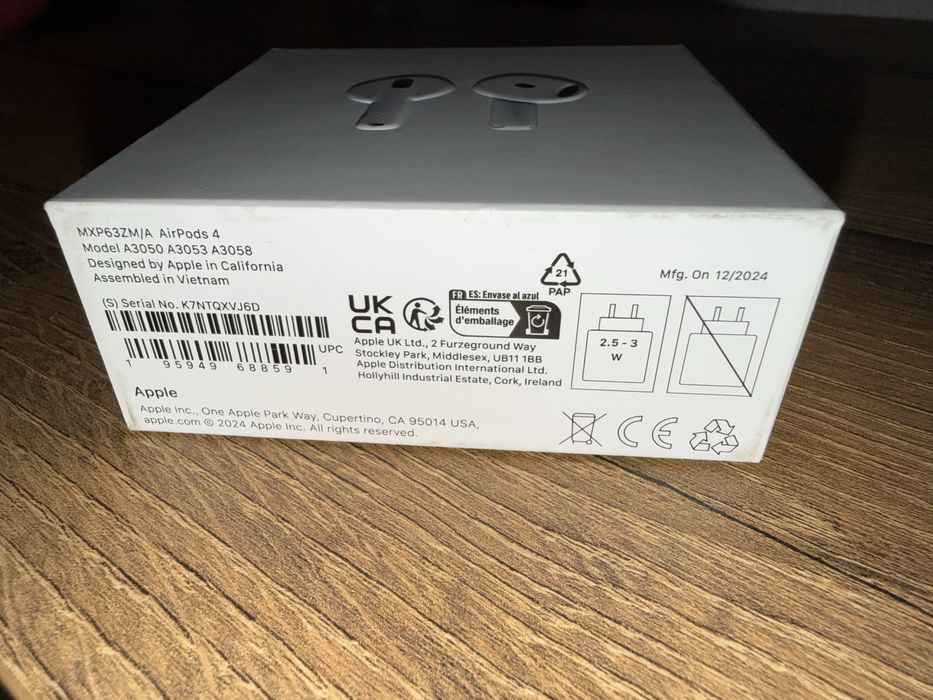 Apple Airpods 4 НОВИ!!!