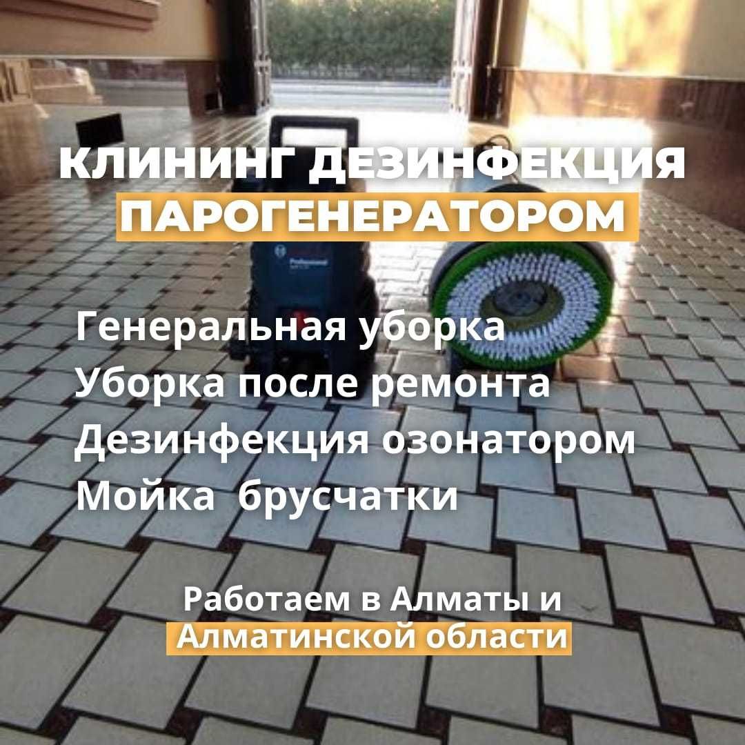 Клининговые услуги по уборкам квартир и домов с применением пара