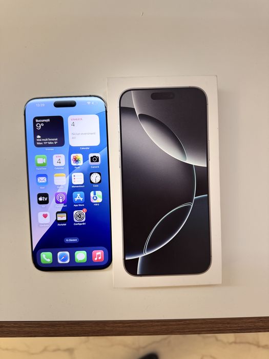 IPHONE 16 Pro Max 256gb White Titanium,Garantie Valabila