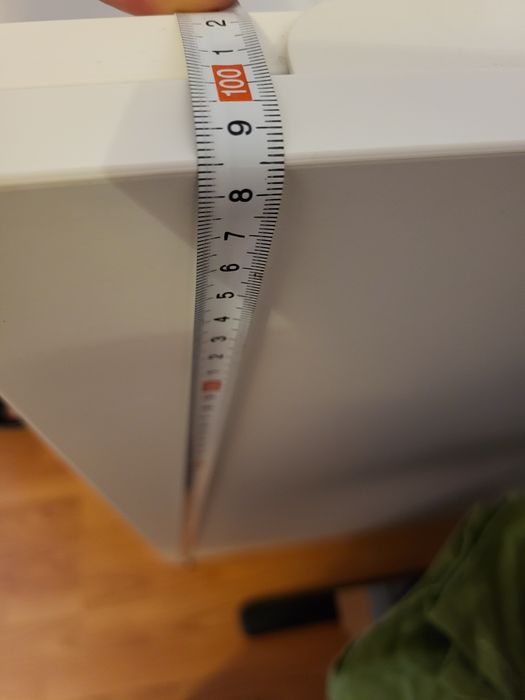 Vand masă de înfășat/schimbat/îmbrăcat bebeluș, albă, cu sertare. Ikea