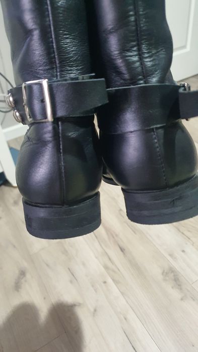 Ghete piele cu tinte 38