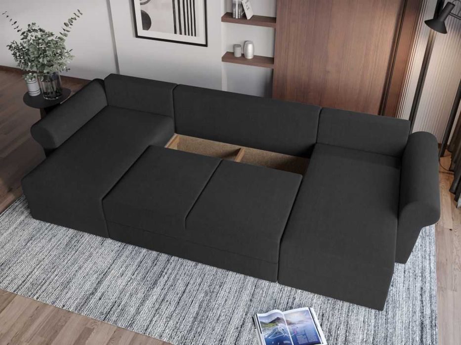 Coltar U Extensibil Bonito gri antracit - Transport Gratuit