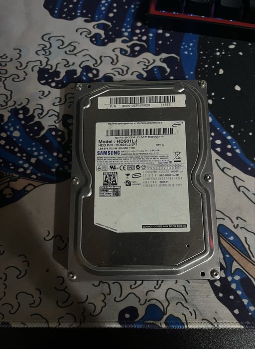Harddisk Samsung 500gb cu win 10