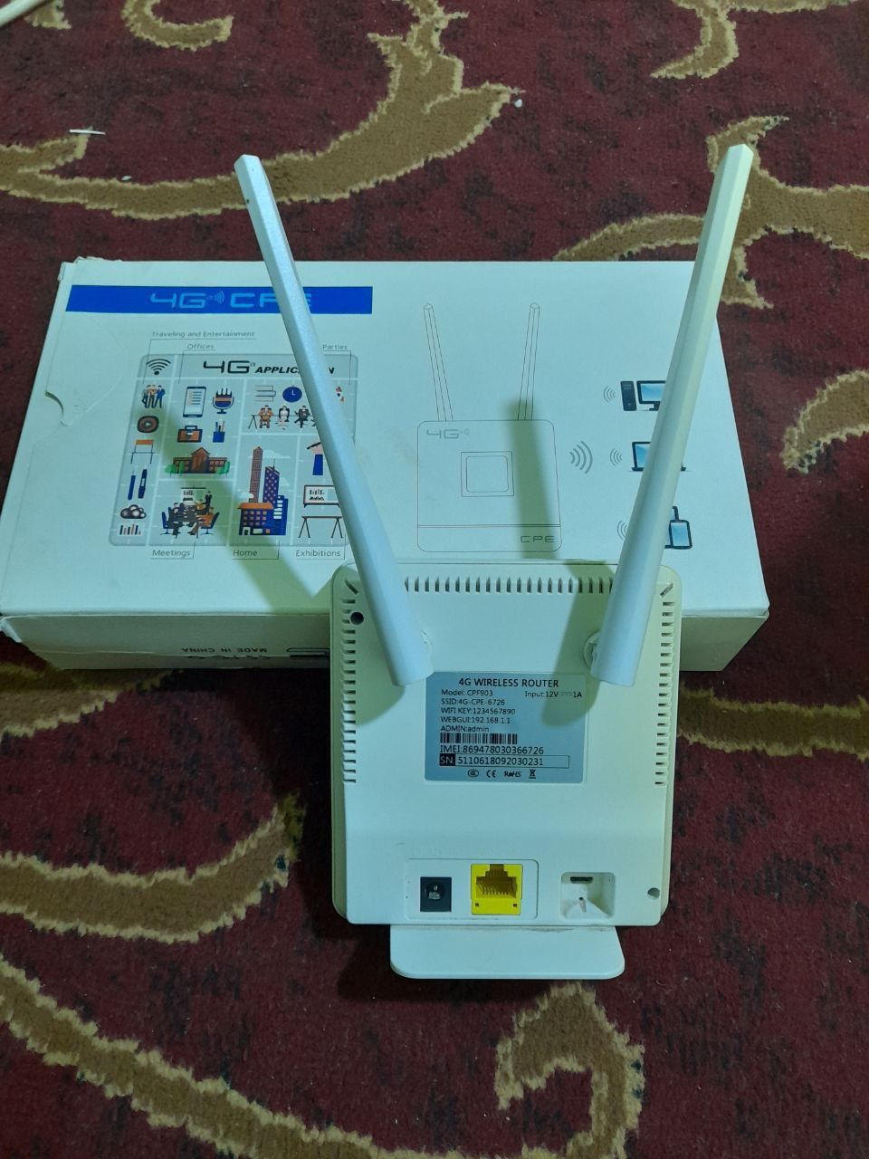 Wi-fe router sotiladi