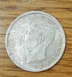 Moneda autentica 500 lei-1944 regele Mihai I argint