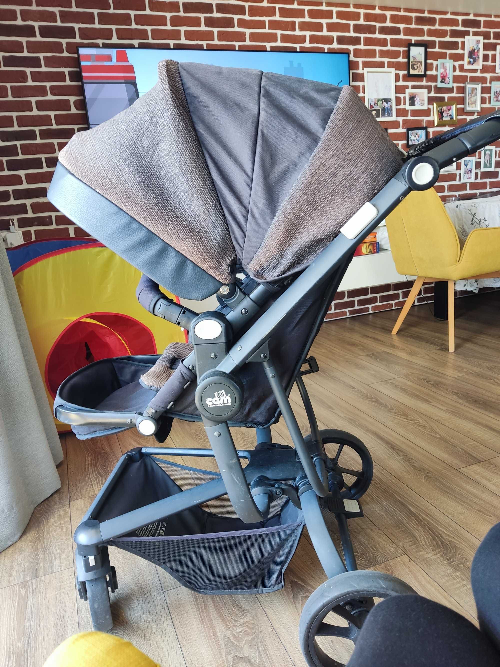 Количка CAM 3в1- летен кош, зимен кош, столче за кола