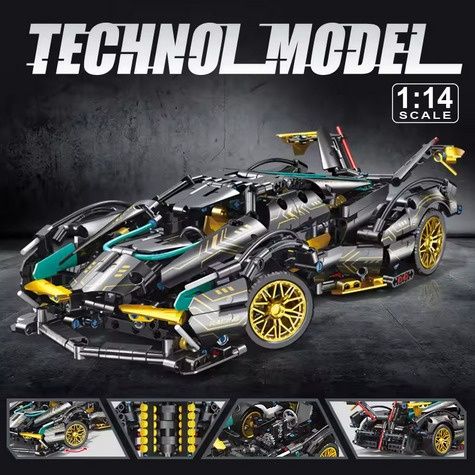 Lego, Masina electrica Lamborghini V12, 36 cm, cu Telecomanda.