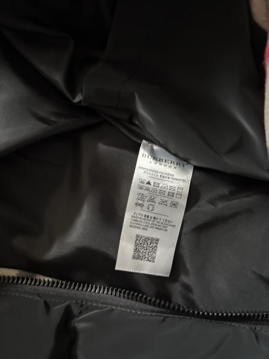 Geaca burberry de iarna