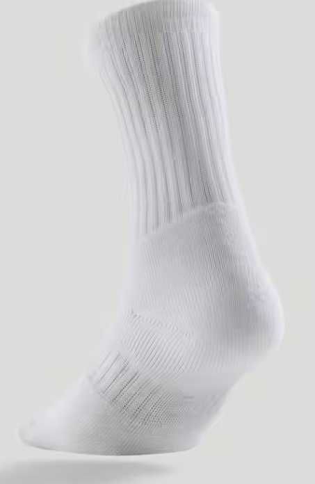 Дълги спортни чорапи rs 500, 3 чифта, бели, черни, сини